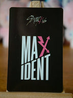 Stray Kids I.N MAXIDENT Photocard (Apple Music POB) - reverse