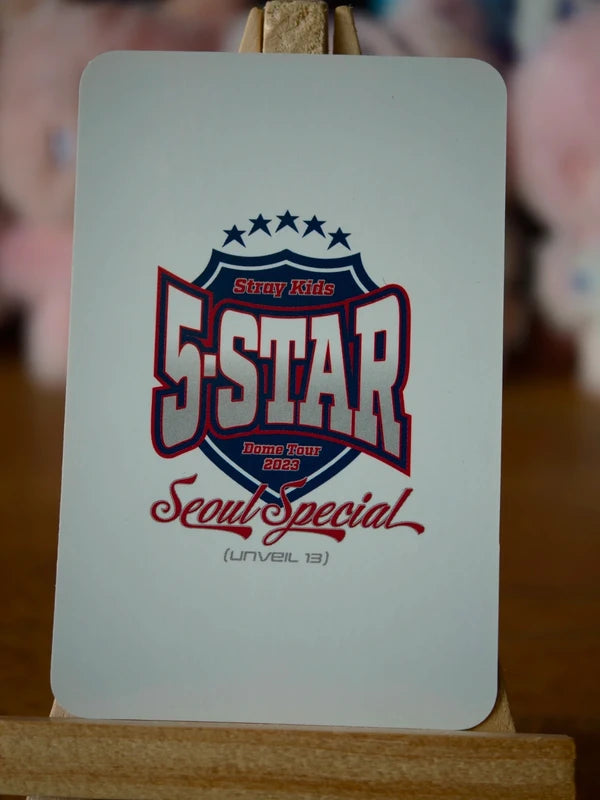 Stray Kids I.N 5-STAR Seoul Special Photocard (JYP SHOP) - reverse
