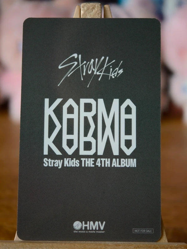 Stray Kids I.N KARMA Photocard (HMV A POB) - reverse