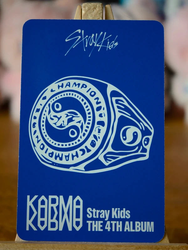 Stray Kids I.N KARMA Photocard (Accordion POB) - reverse