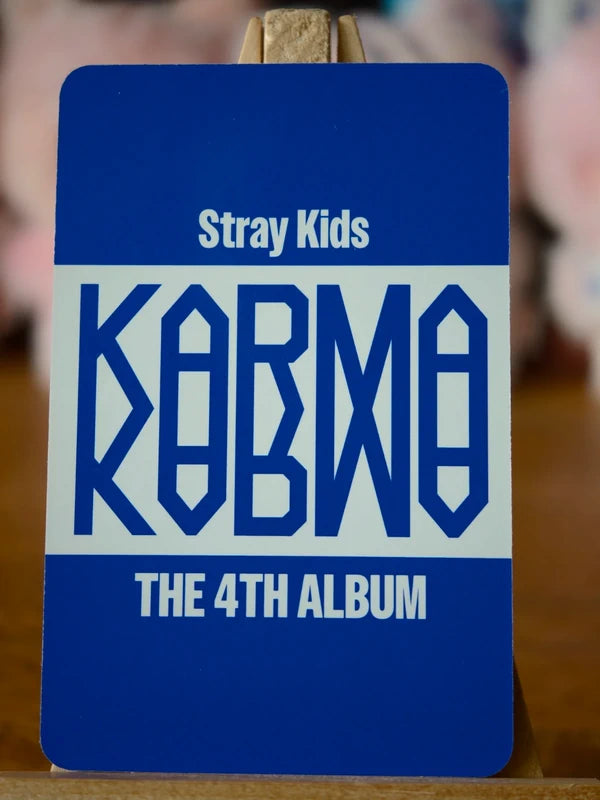 Stray Kids I.N KARMA Photocard (Accordion Ver.) - reverse