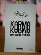 Stray Kids I.N KARMA Photocard (HMV Lucky Draw B) - reverse