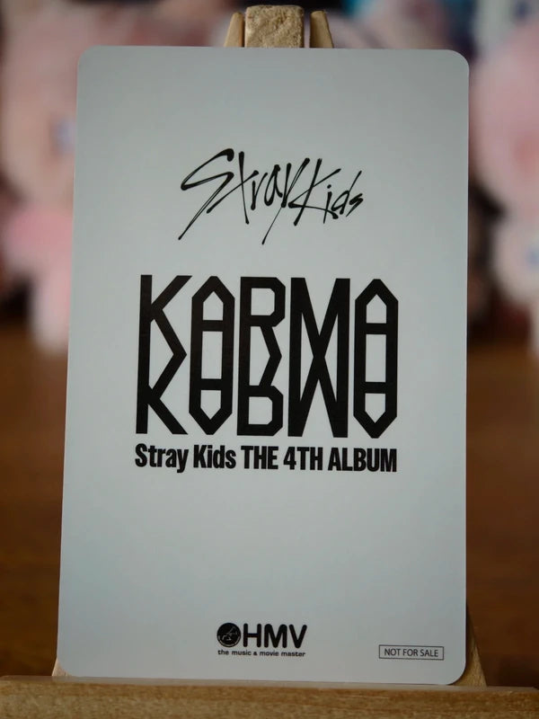 Stray Kids I.N KARMA Photocard (HMV Lucky Draw B) - reverse