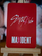 Stray Kids Lee Know MAXIDENT Photocard (Star River Video-call Round 2) — reverse