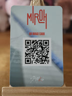 Stray Kids Bang Chan – Clé 1: MIROH QR Image Card (Purple Border) — reverse