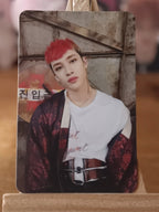 Stray Kids Bang Chan – IN LIFE Double-Sided Photocard (Red Hair) — front