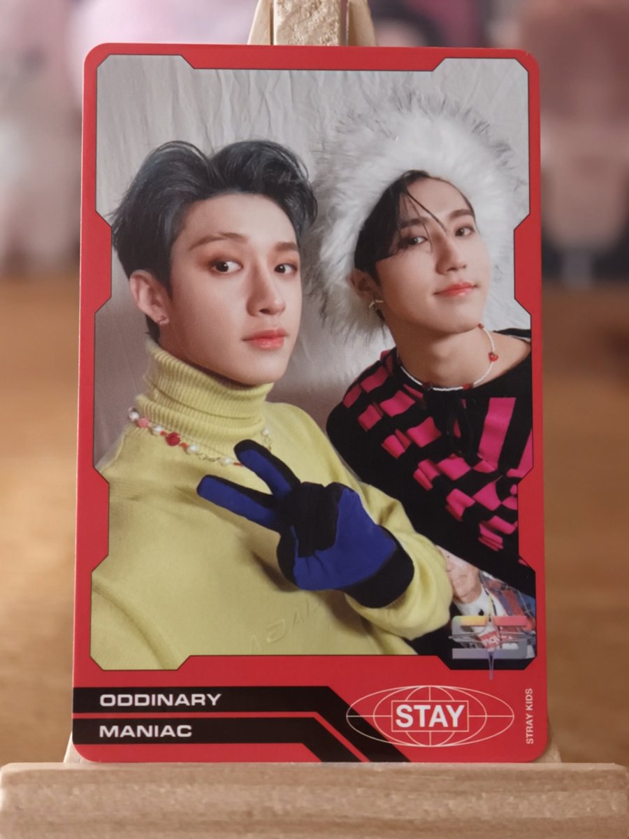 Stray Kids – ODDINARY Unit Photocard (Bang Chan & Han) — front