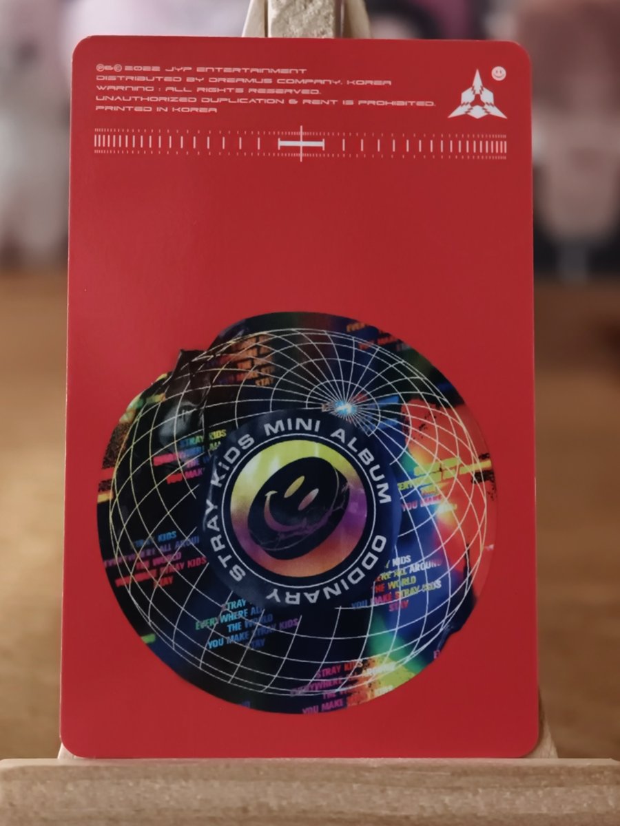Stray Kids – ODDINARY Unit Photocard (Bang Chan & Han) — reverse