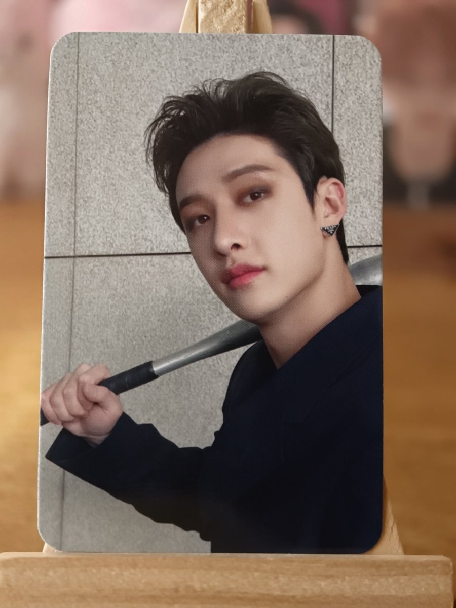Stray Kids Bang Chan MAXIDENT Music Korea pre-order benefit — front