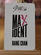 Stray Kids Bang Chan MAXIDENT Music Korea pre-order benefit — reverse