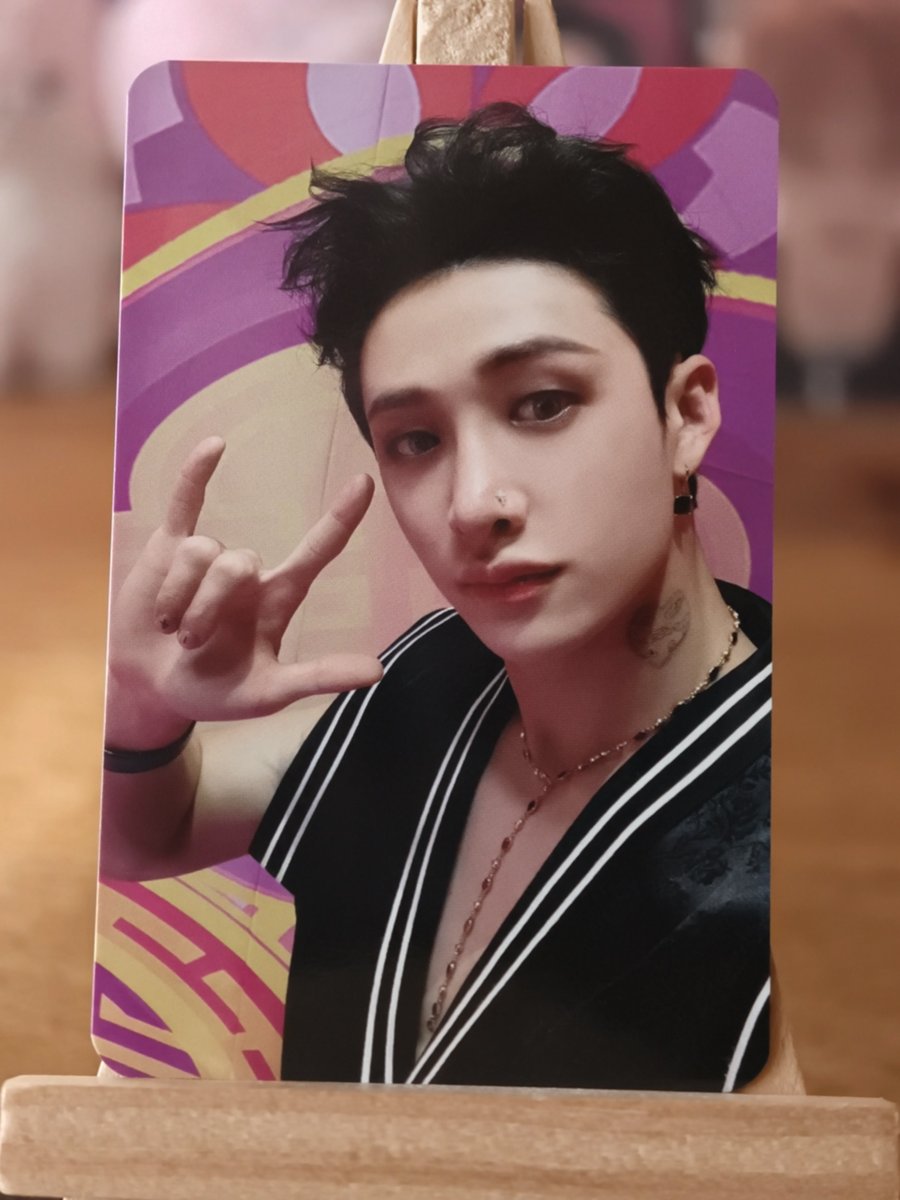 Stray Kids Bang Chan MAXIDENT Lotte Duty Free × I-FIVE pre-order benefit — front