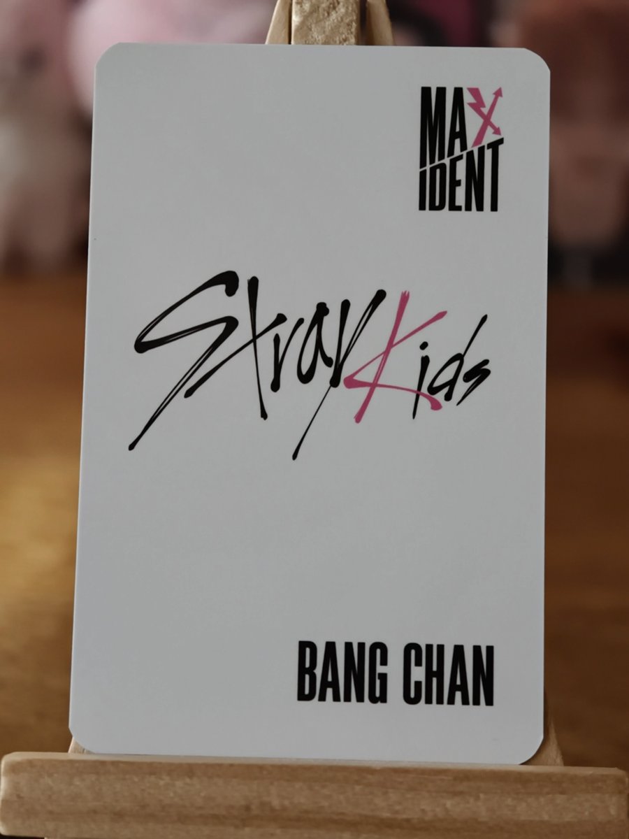 Stray Kids Bang Chan MAXIDENT Lotte Duty Free × I-FIVE pre-order benefit — reverse