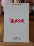 Stray Kids Bang Chan – 5-STAR Photocard (Black Cap) — reverse