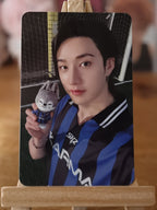 Stray Kids Bang Chan KARMA Photocard – SKZOO Version with Wolf Chan — front