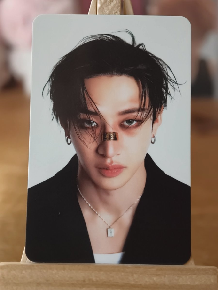 Stray Kids Bang Chan KARMA Photocard – SKZOO Album Version — front