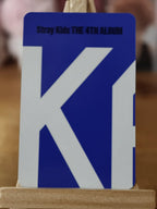 Stray Kids Bang Chan KARMA Photocard – SKZOO Album Version — reverse