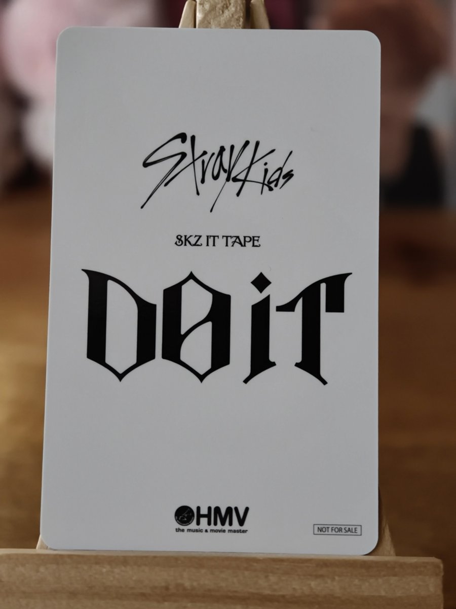 Stray Kids Bang Chan DO IT @Loppi / HMV Japan Lucky Draw B — reverse