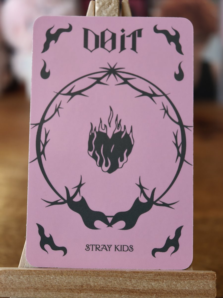 Stray Kids Bang Chan DO IT Photocard – DO Version Limited Edition — reverse