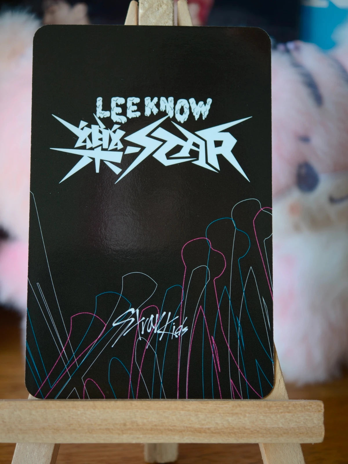 Stray Kids Lee Know ROCK-STAR Photocard (NEMO Ver.) — reverse