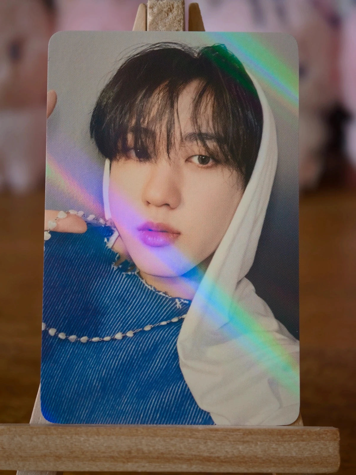Stray Kids Changbin ROCK-STAR Photocard (Makestar Holographic POB) — front
