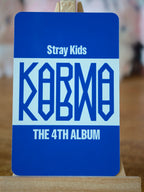 Stray Kids Changbin KARMA Photocard (Accordion Ver.) — reverse