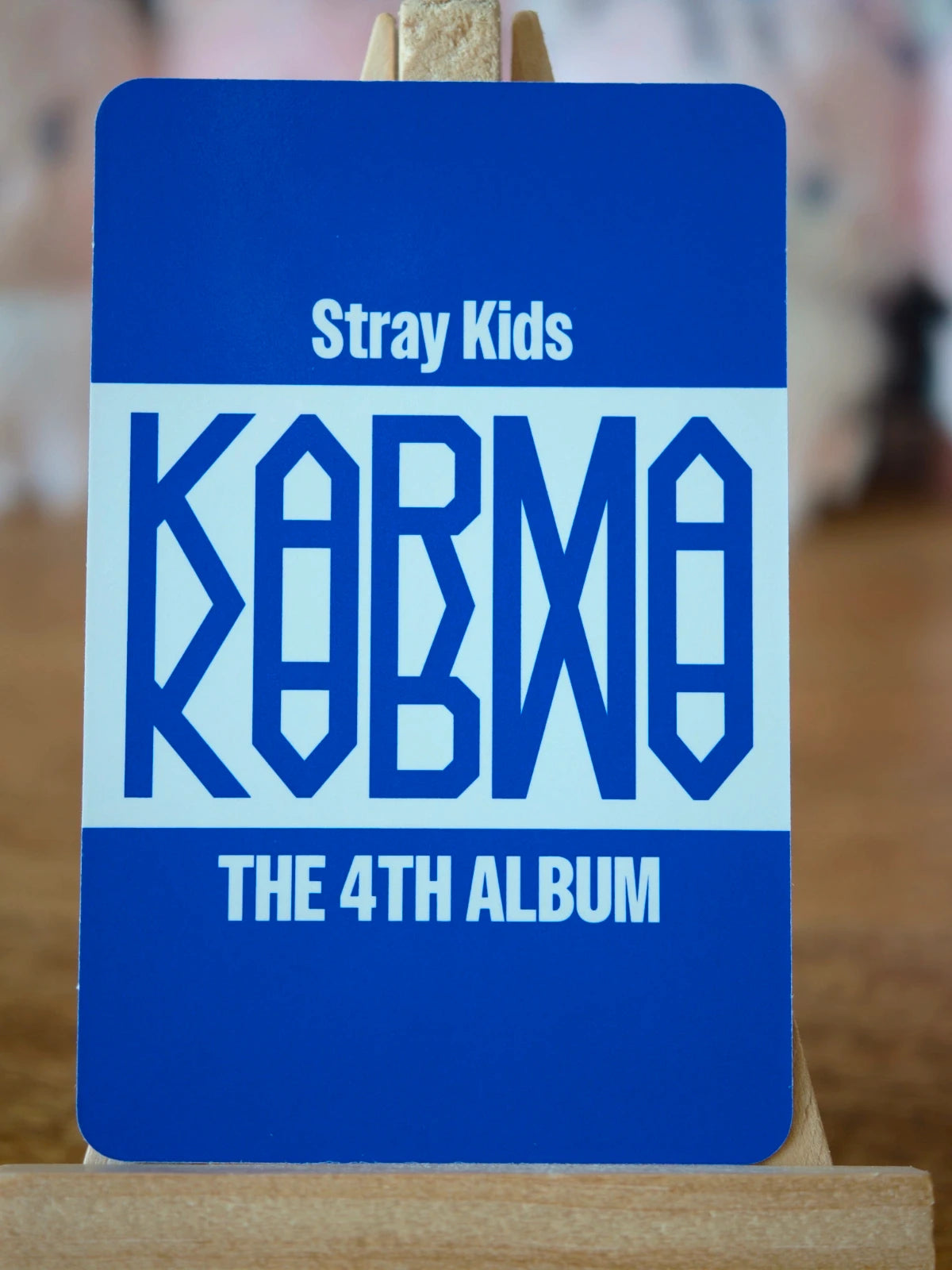 Stray Kids Changbin KARMA Photocard (Accordion Ver.) — reverse