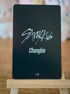 Stray Kids Changbin FuRyu 2022 Photocard (August Solo Must-buy Campaign) — back view