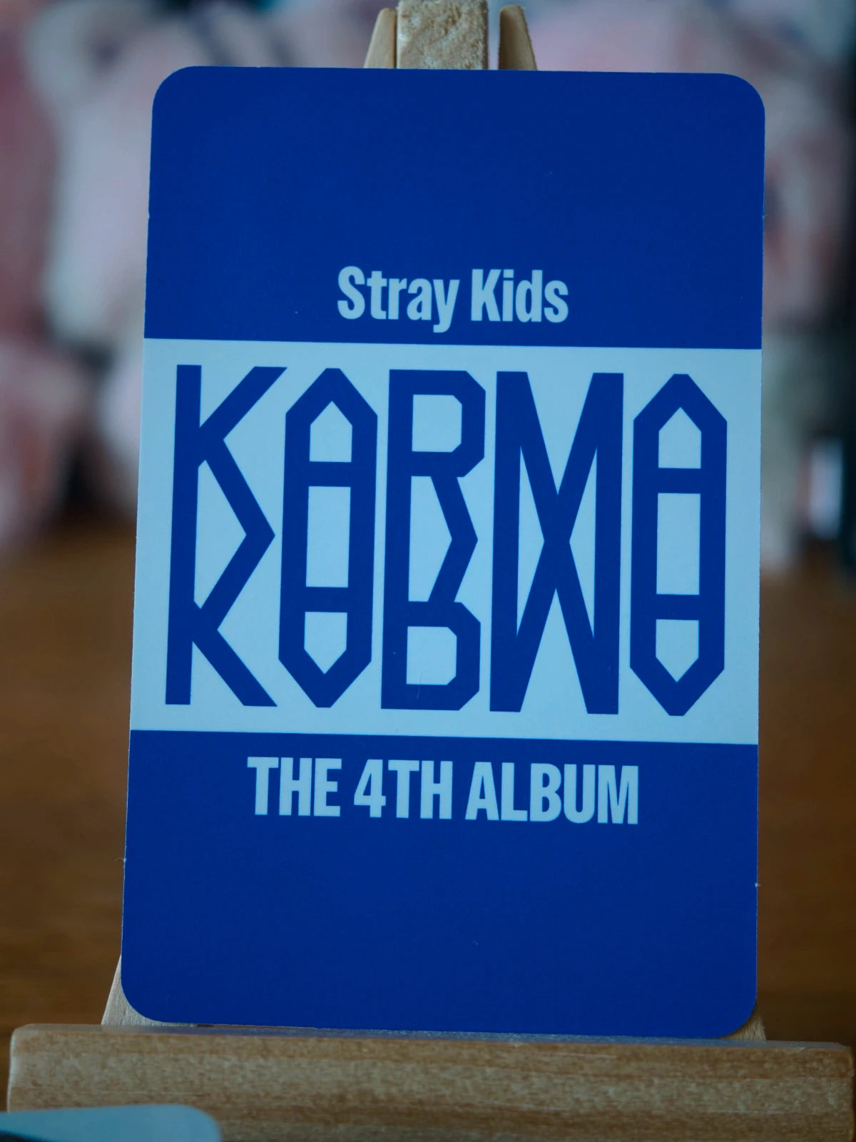 Stray Kids Seungmin KARMA Photocard (Accordion Ver.) — reverse
