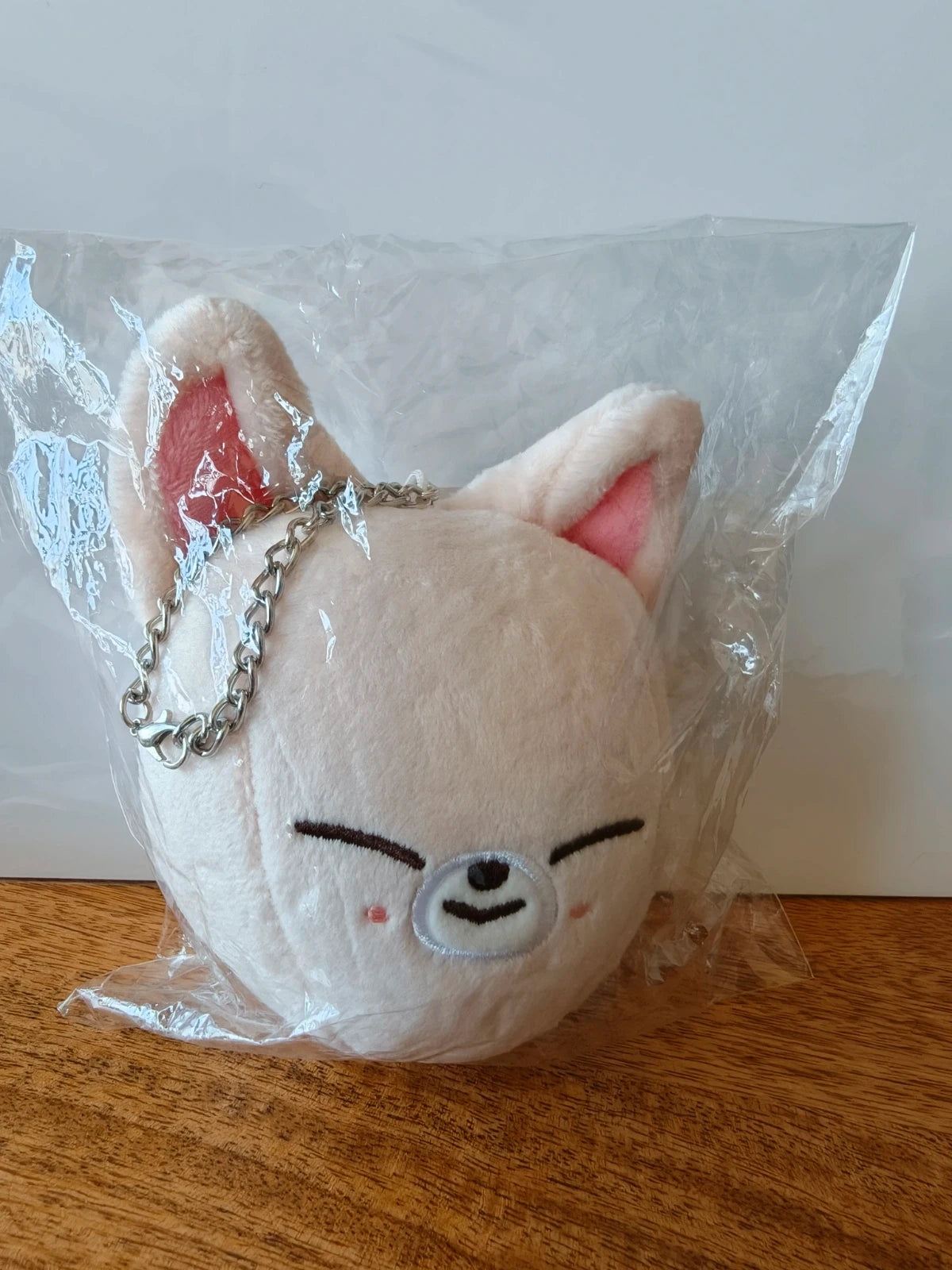 Stray Kids SKZOO FoxI.Ny Face Bag Charm (5-STAR Dome Tour 2023) — front view