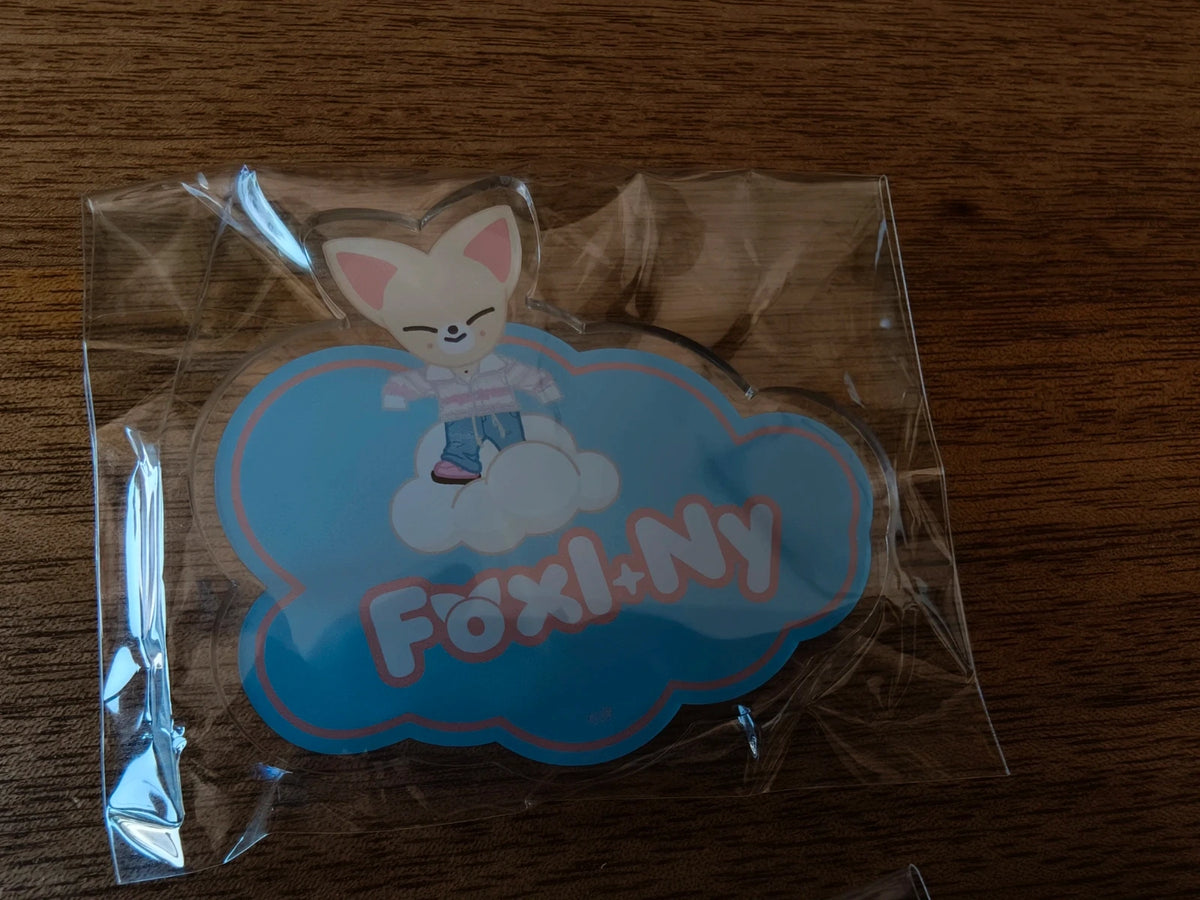 Stray Kids SKZOO FoxI.Ny Name Badge — front view