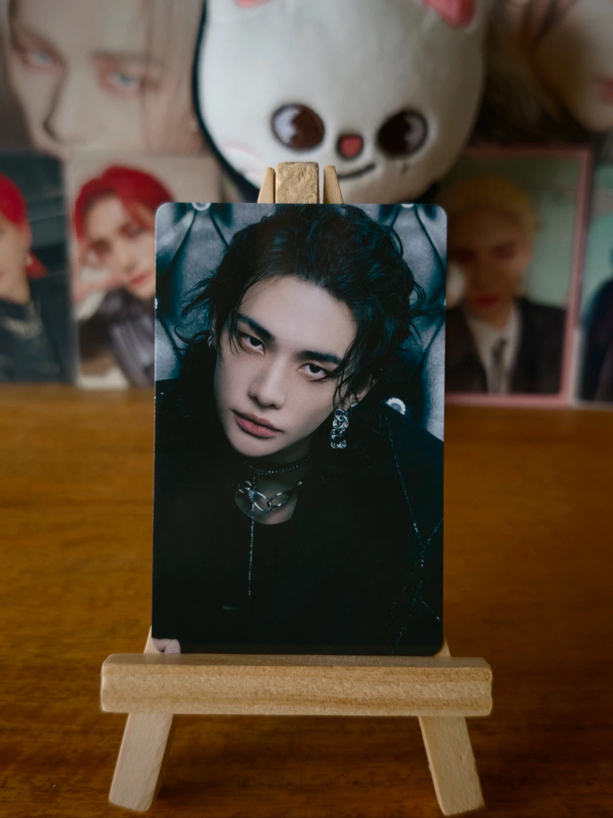 Stray Kids Hyunjin GIANT Photocard (Tower Records POB) — front