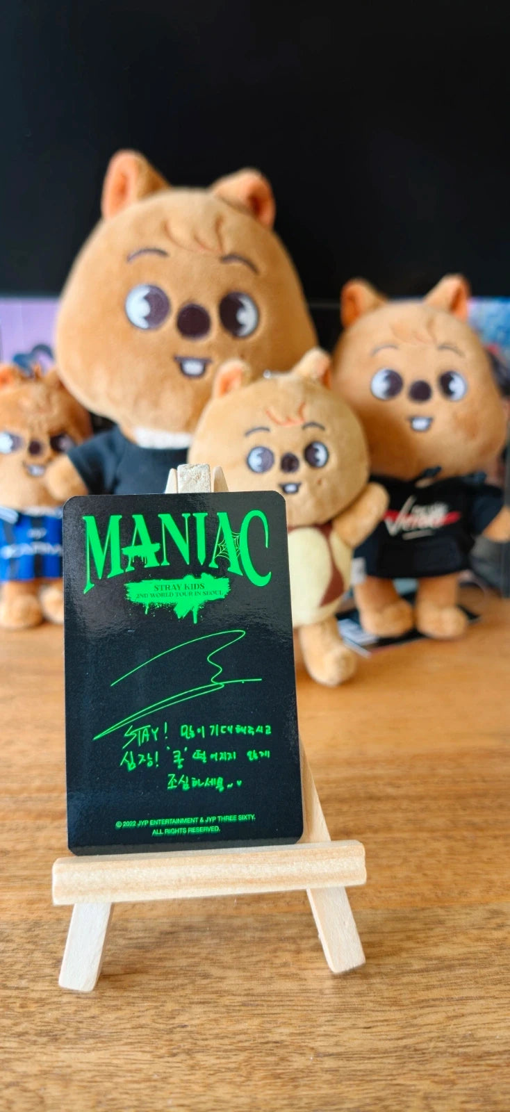 Stray Kids Han MANIAC in Seoul Photocard (Random Photocard) — reverse