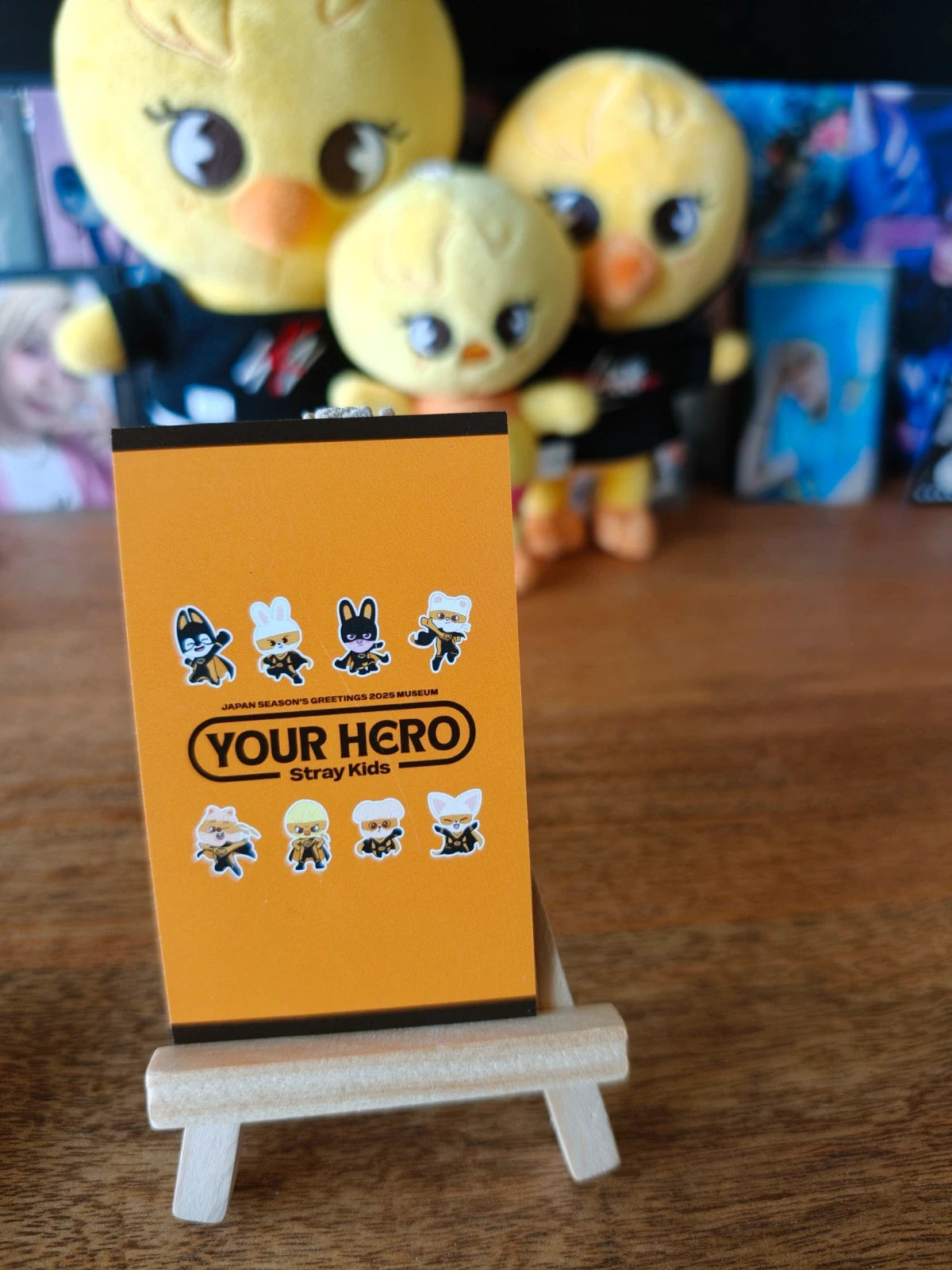Stray Kids Felix YOUR HERO Mini Ticket-Style Card (2025 Japan Season’s Greetings Museum - First-Period Admission Benefit) — reverse design