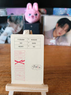 Stray Kids Changbin MAXIDENT Photocard (CASE Ver.) — reverse