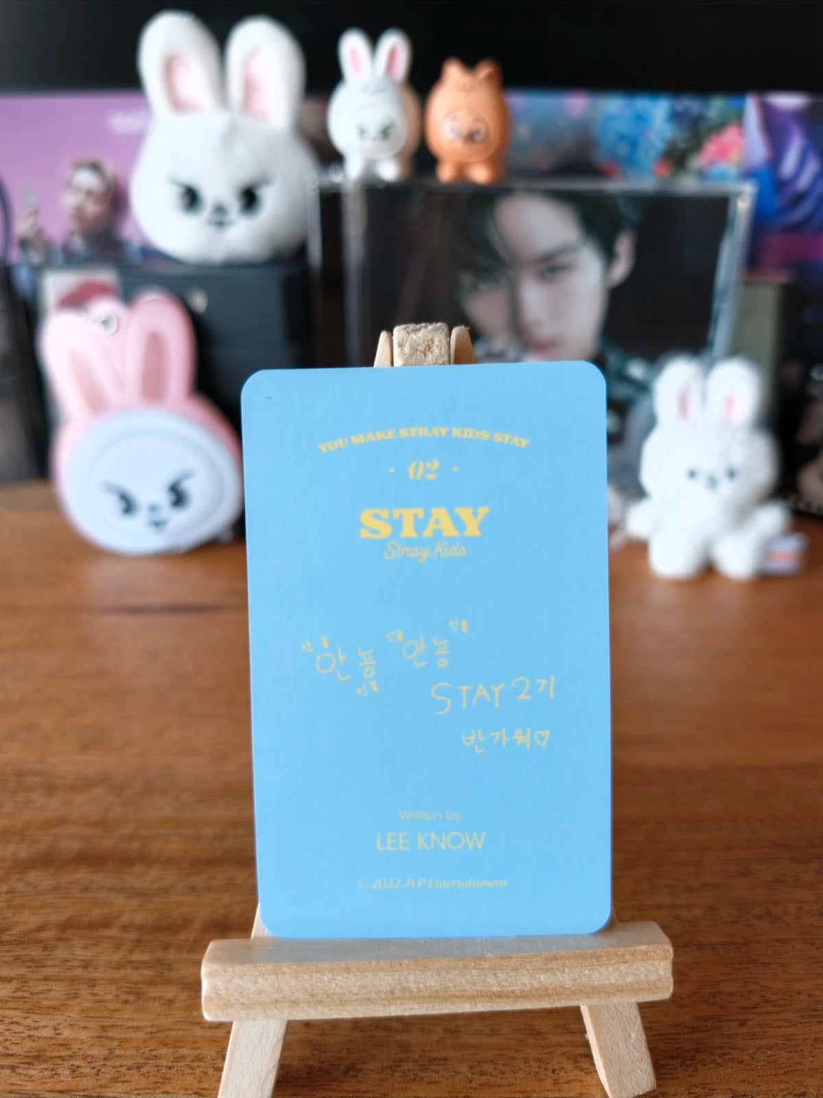 Stray Kids Lee Know You Make Stray Kids STAY Photocard — reverse design
