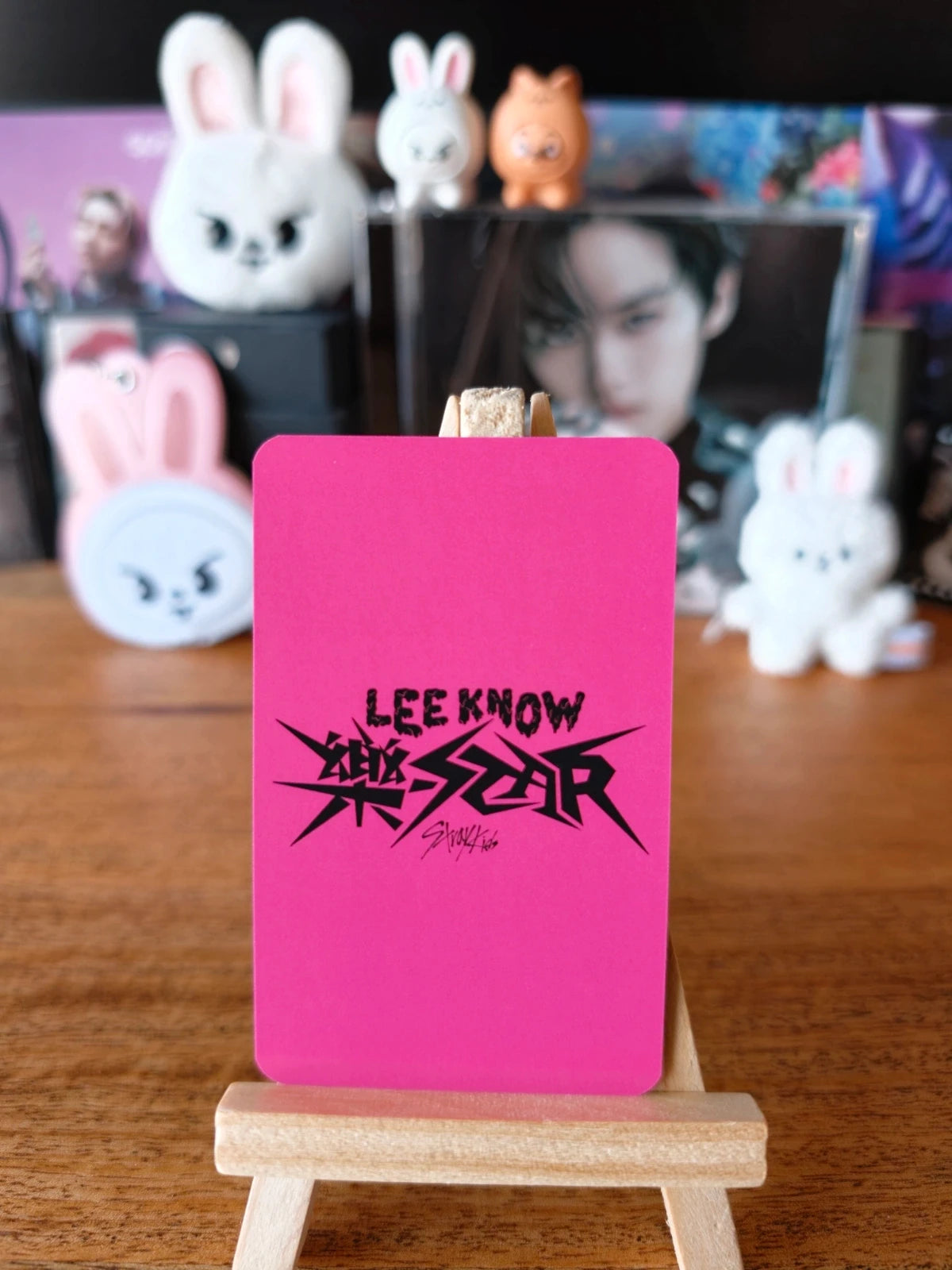 Stray Kids Lee Know ROCK-STAR Photocard (I-FIVE POB) — reverse