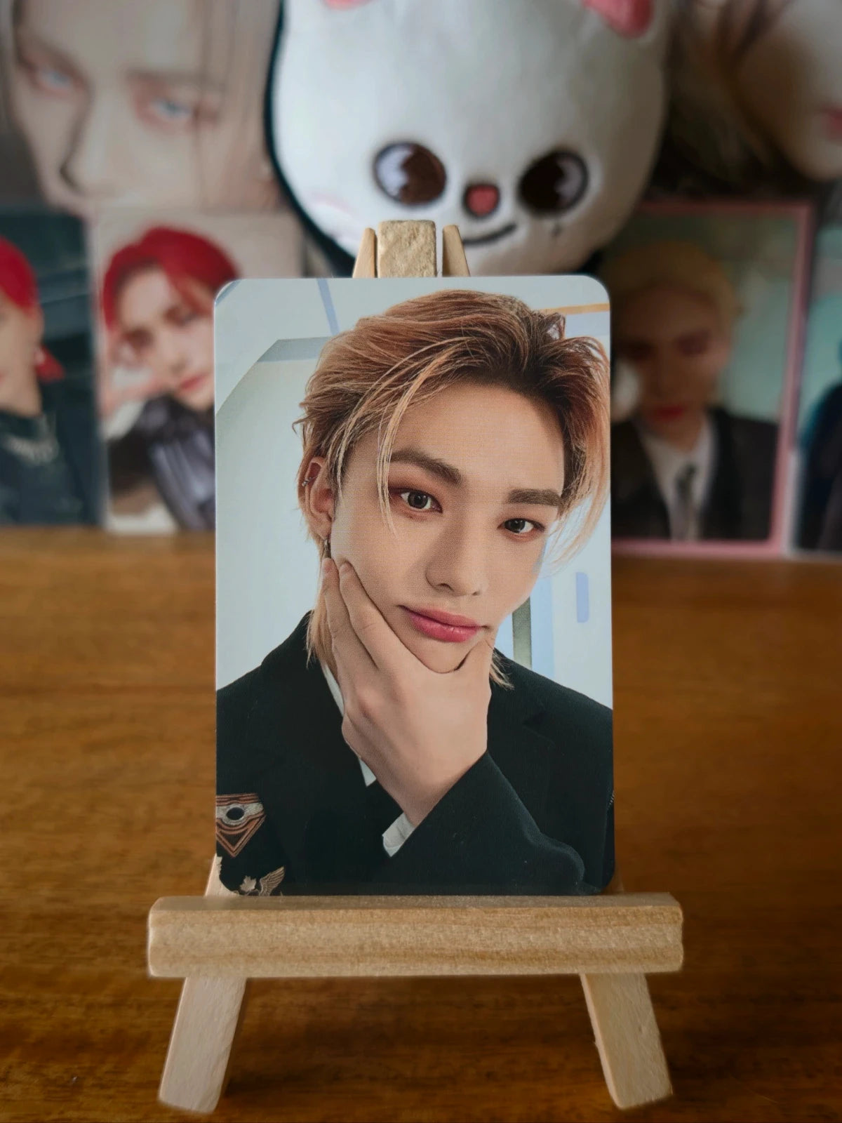Stray Kids Hyunjin PILOT : FOR ★★★★★ Photocard (Online Benefit, Design B) — front
