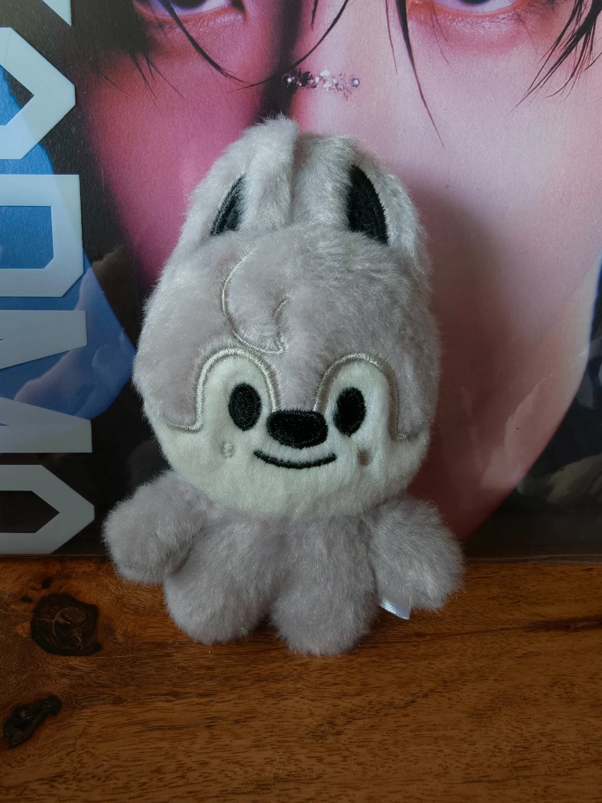 Stray Kids SKZOO Wolf Chan Plush — front view