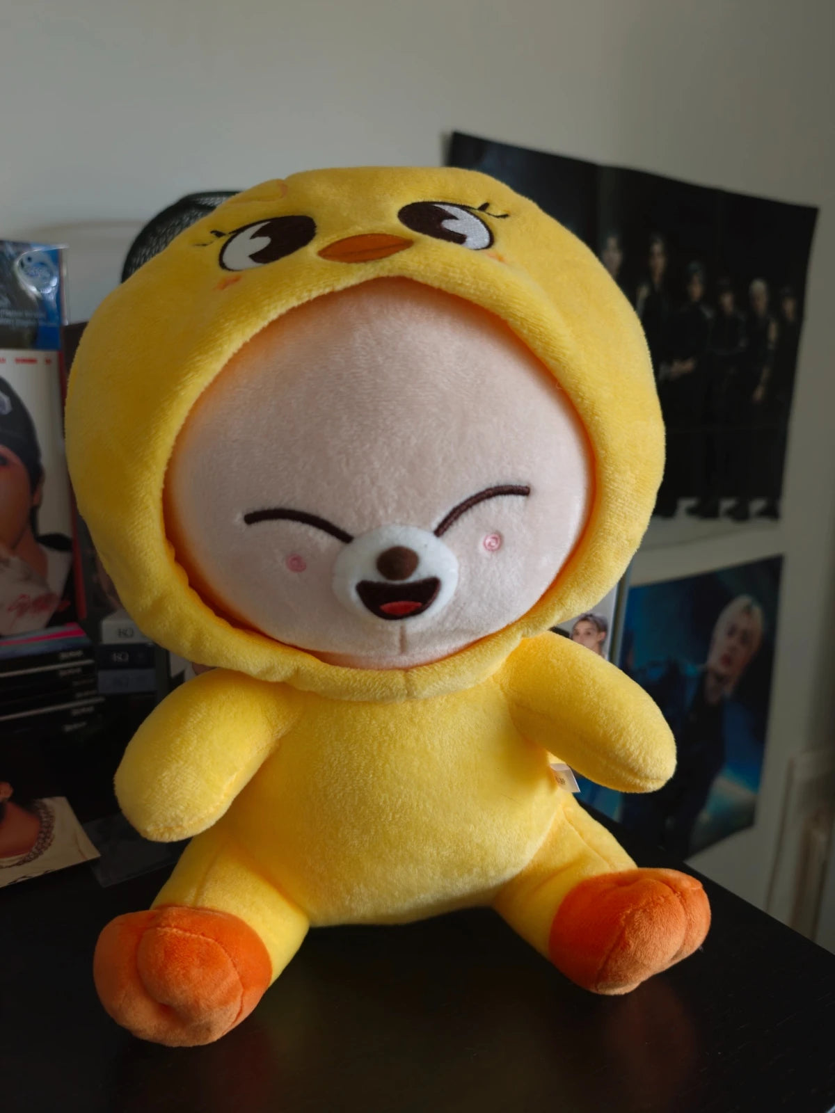 Stray Kids SKZOO FoxI.Ny Plush (TOY WORLD, BbokAri Suit) — front view