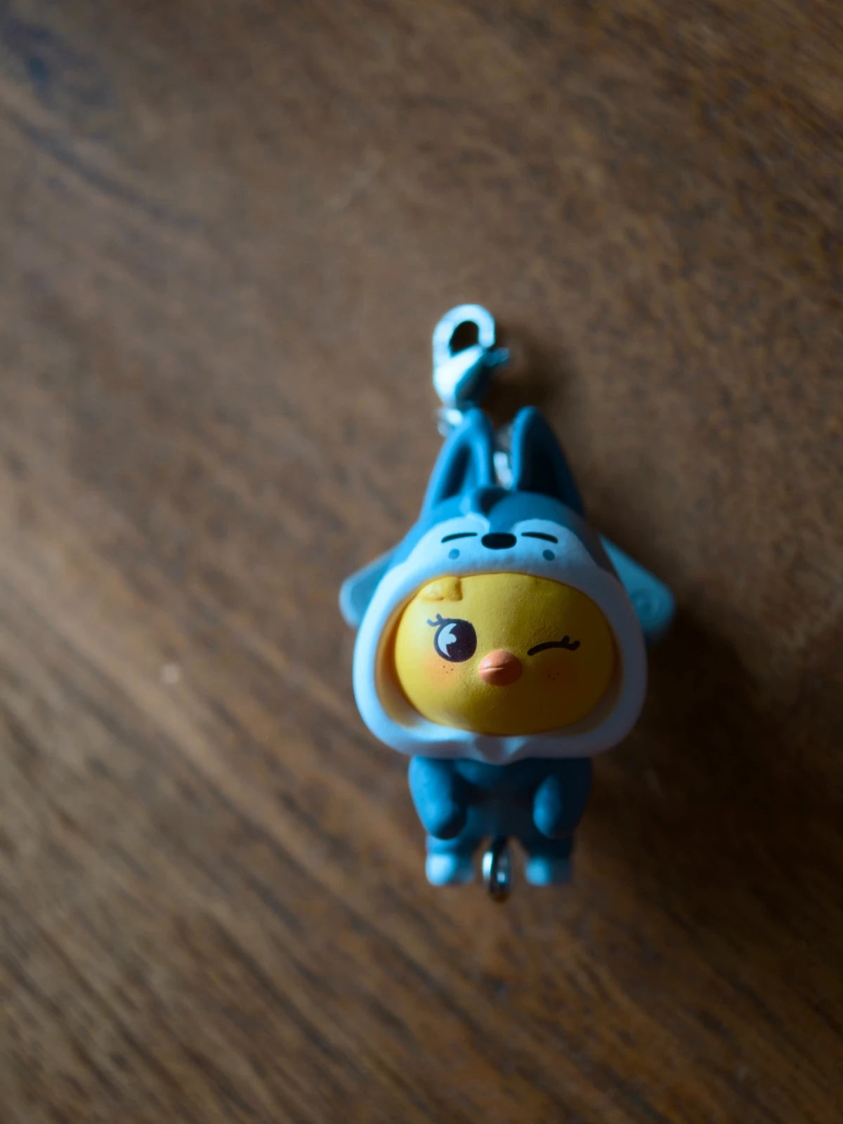 Stray Kids SKZOO BbokAri Hanging Figure Keyring (Wolf Chan Suit) — front view