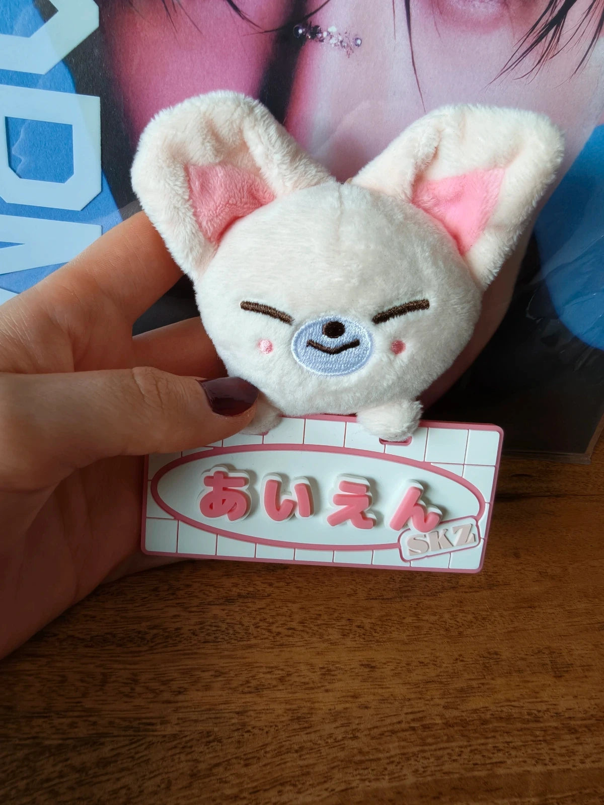 Stray Kids SKZOO FoxI.Ny Name Bag Charm (TOY WORLD) — front view