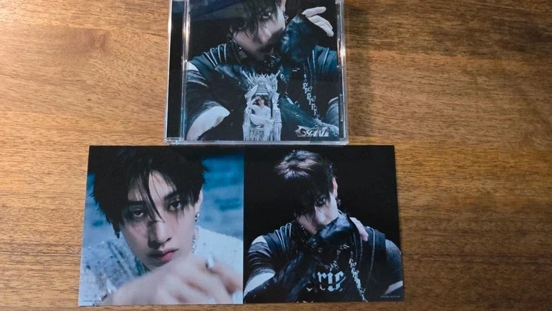 Stray Kids Bang Chan GIANT Album (Fanclub Limited Ver., No Photocards) — album and pictured inserts