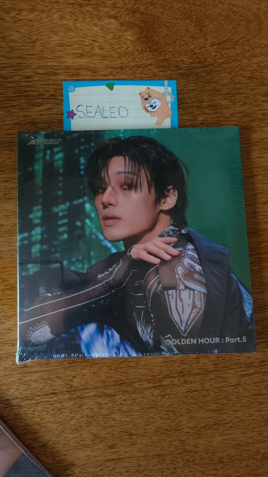 ATEEZ Wooyoung GOLDEN HOUR : Part.5 Album (Digipack Ver., Sealed) — sealed album front