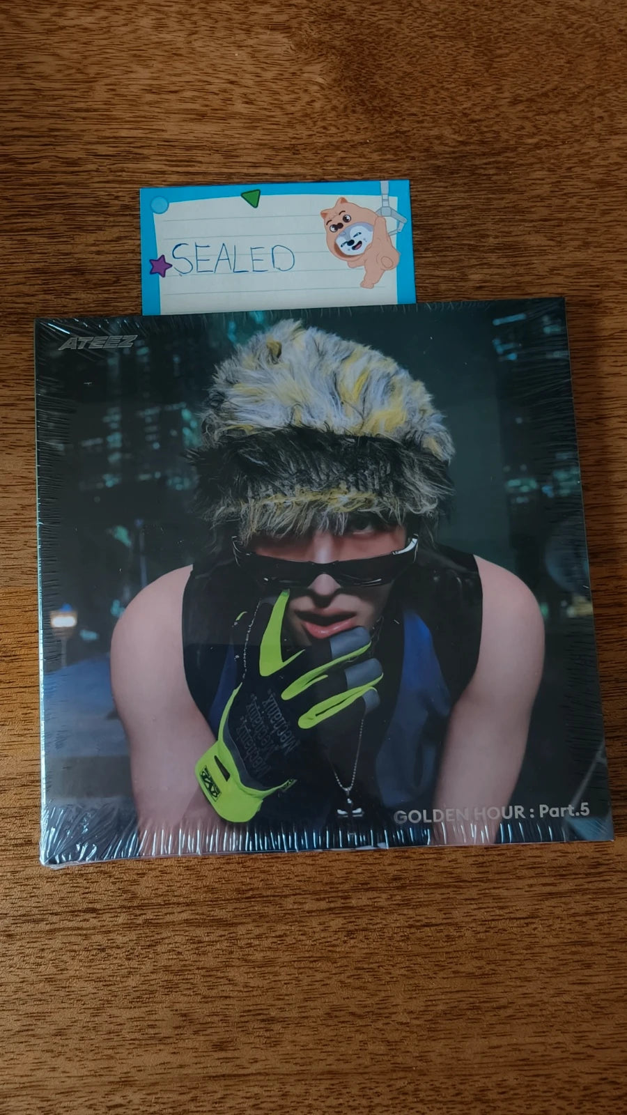 ATEEZ Mingi GOLDEN HOUR : Part.5 Album (Digipack Ver., Sealed) — sealed album front