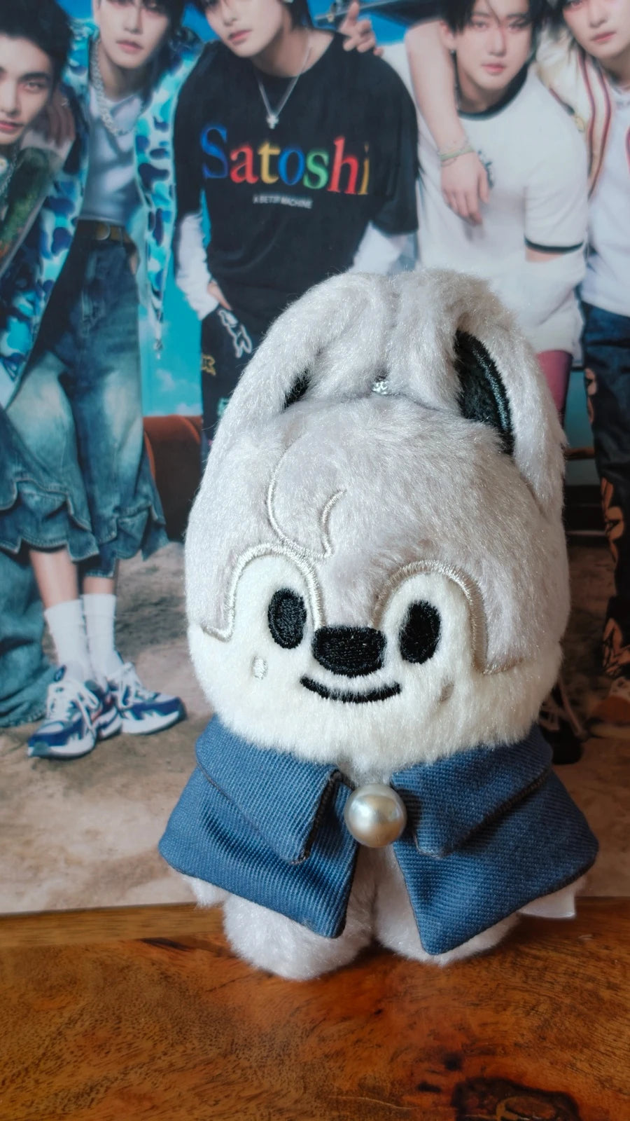 Stray Kids SKZOO Wolf Chan Plush (MAGIC SCHOOL) — front view