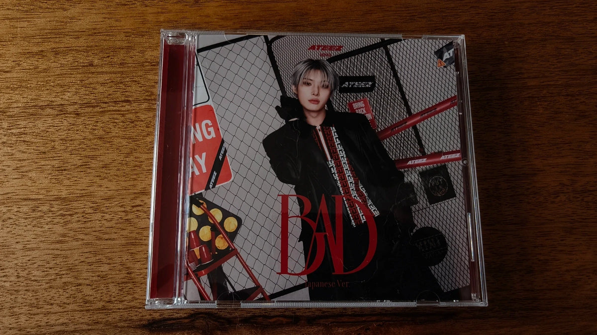 ATEEZ Mingi BAD (Japanese Ver.) CD (Solo Edition) — cover and pictured contents