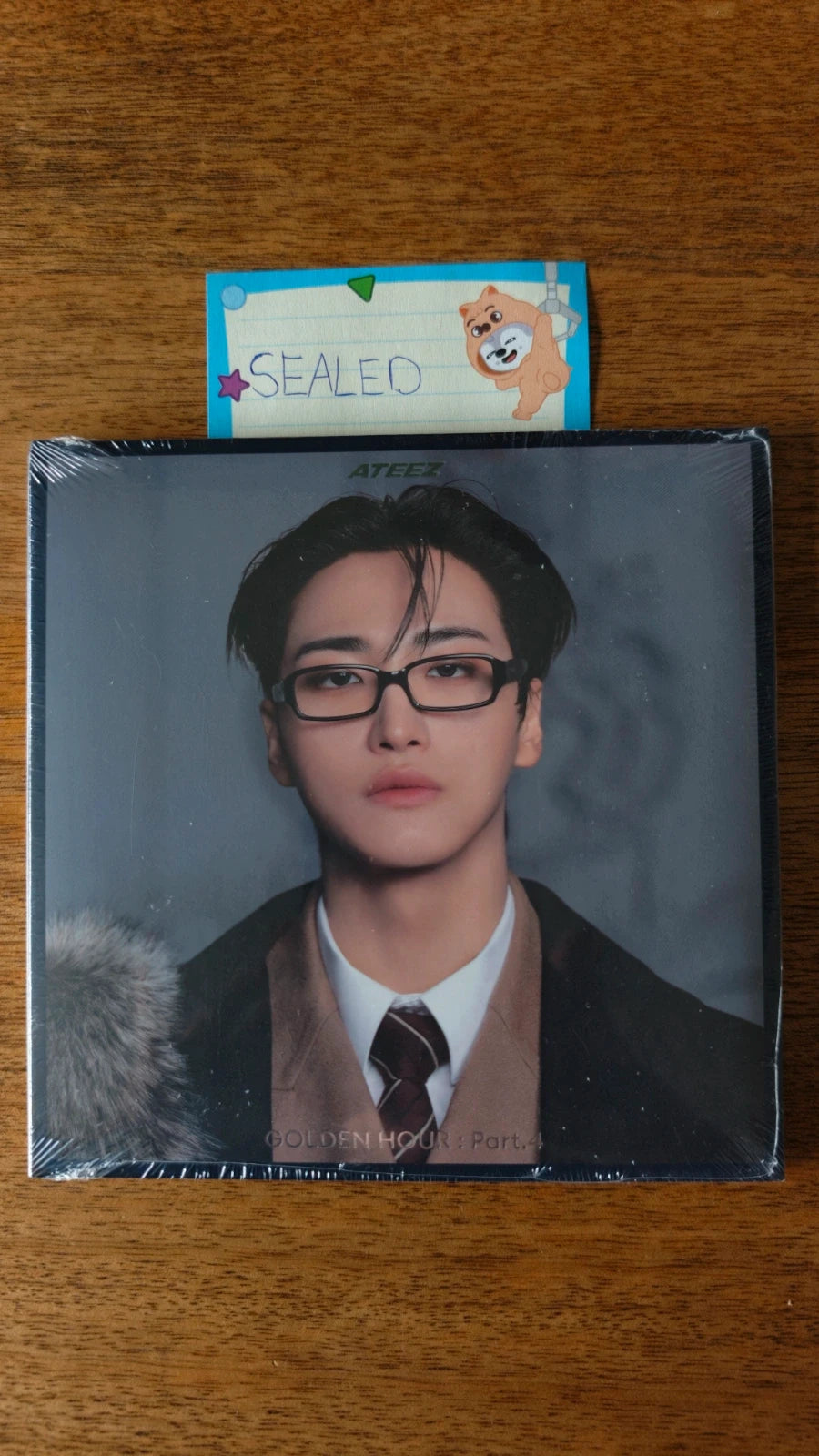 ATEEZ Seonghwa GOLDEN HOUR : Part.4 Album (Digipack Ver., Sealed) — sealed album front