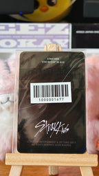 Stray Kids Changbin STAY in STAY in JEJU Photocard — collection-logo reverse with packaging label