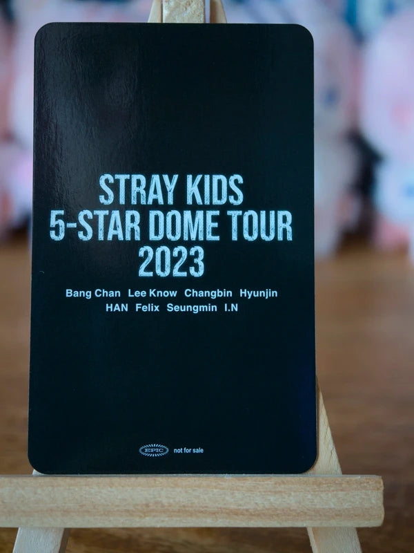Stray Kids Han 5-STAR Dome Tour 2023 Photocard (Venue Benefit, Osaka, 10 September 2023) — reverse