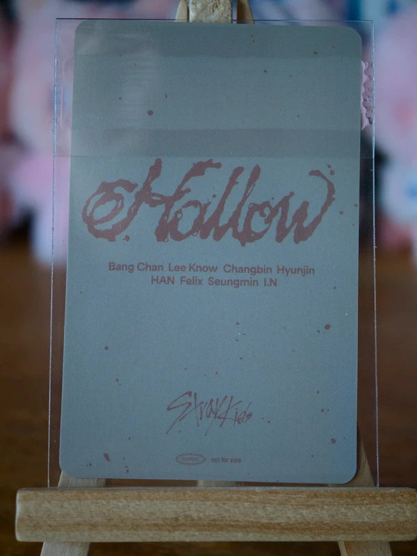 Stray Kids Han Hollow Photocard (Sony Music Shop POB) — reverse